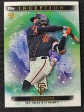 2024 Topps Inception Baseball Rookie RC Green Refractor Luis Matos Giants -lx7