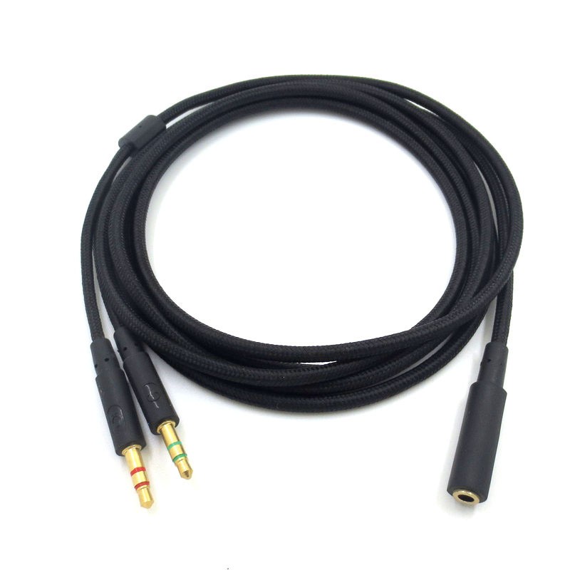 Audio Cable PC Splitter For Kingston HyperX Cloud II Hyperx Alpha ...