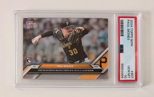 2024 Topps Now - Paul Skenes #407 PSA 10 (RC)