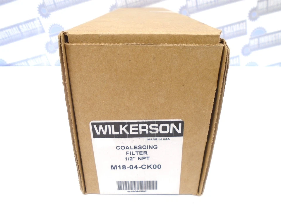 WILKERSON - M18-04-CK00 - COALESCING FILTER - 1/2"NPT - 0.01m - 150psi 85cfm NEW - Image 2 of 4