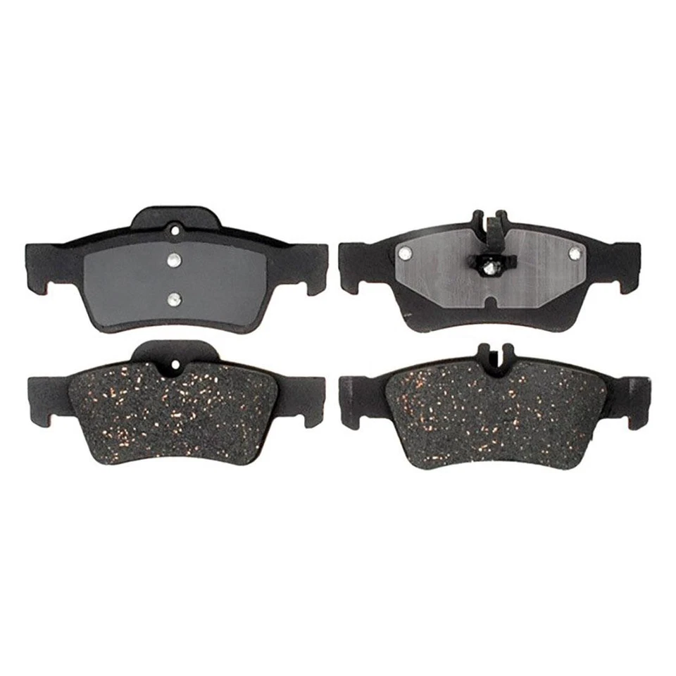 Kit de rotores de freno traseros + pastillas de cerámica y herrajes para Mercedes-Benz E320 2003-2005 Foto 2 de 4