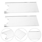 2pcs Bed Stoppers: Clear Under Couch And Bed Furniture Stoppers -