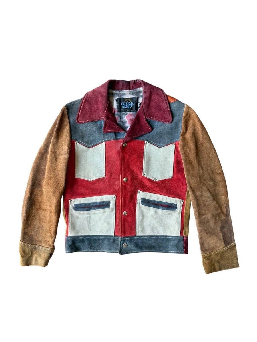 1970s Sears Roebuck And Co Put On Shop Suede Leather Hippie