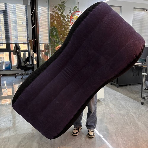 Sofá cama inflable amor posición ayuda sentarse cojín de aire almohada sexual chaise EE. UU. - Imagen 13 de 29