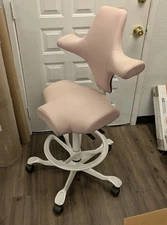 HÅG Capisco 8106 Ergonomic Chair With Footring | Pink | Saddle Stool (HAG)