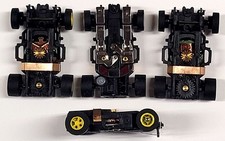 4 Auto World X-Traction HO Scale Slot Car Chassis - Yellow Wheels - AW