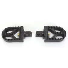 Joker Machine Hard Black Anodized Short Serrated Foot Pegs - 08-57-3B