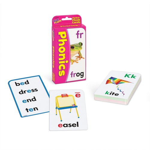 Trend Phonics Pocket Flash Cards, 3-1/8" x 5-1/4", 56 Count - Picture 3 of 4