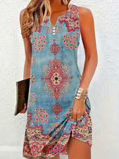 Plus 5XL (Size 22) Relaxed Fit Dress - Flowy & Comfy 🌺CLEARANCE SALE