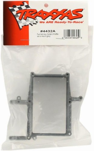 Traxxas 4432A Fuel Tank Box Holder Throttle Servo Mount Gray - Picture 2 of 2