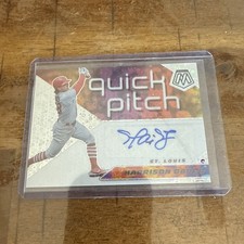 🪩HARRISON BADER 2021 Panini Mosaic Quick Pitch Silver Disco Refractor AUTO!!!🪩