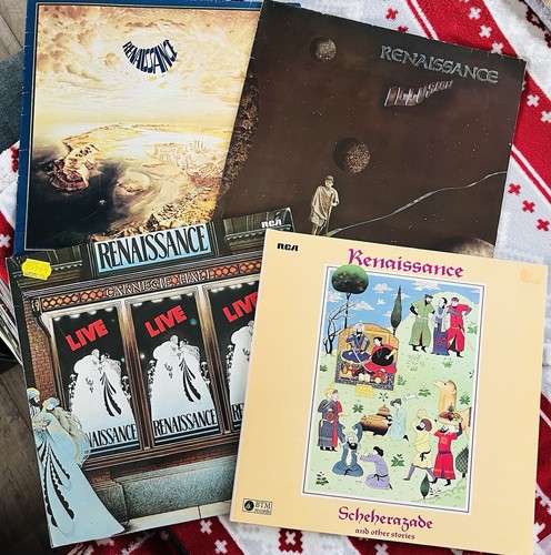 4 LP Sammlung Renaissance Vinyl Progrock Sehr Guter Zustand!