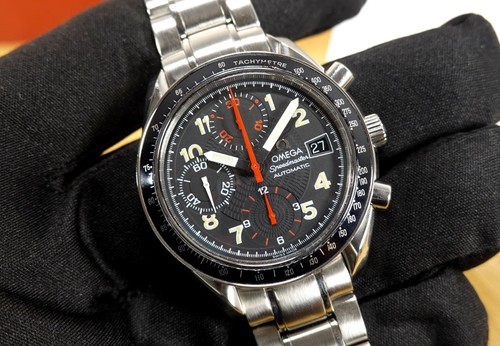 Omega 39 mm Speedmaster Fecha MK40 Mark 40 Japón Esfera Carreras 3513.53 REVISIÓN DE CAJA - Imagen 1 de 14