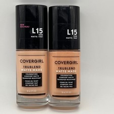 Covergirl Foundation TruBlend Matte Made L15 Porcelain Set Of 2 Womens