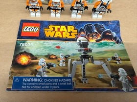 LEGO Star Wars 75036 Utapau Troopers 4 Minifigures 83 Pieces No Box Pre-Owned