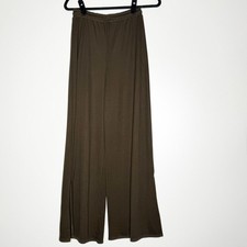 NEW Zara Wide Leg High Waist Side Slit Drawstring Pant Women's Size Small