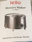 Lello 4080 Musso Lussino 15 Quart Ice Cream Dessert Maker Cookbooks