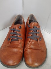 Camper Peu Brown Leather Sneakers Low Top Men's Size 44 Lace Up MM