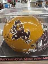 Terrell Suggs Autographed Arizona State Helmet with Jsa Authentication