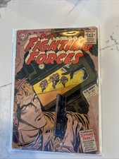 OUR FIGHTING FORCES #6 , DC 1955, (M&A213), Poor Quality Cover Detached
