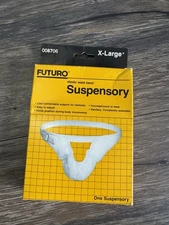 Futuro Suspensory Scrotal Support Jock strap XL USA 1983 Narrow Band 008706