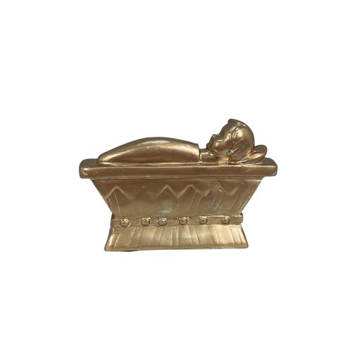 Mittelalter Stil Moderne Krippe Set Gold Metallic Weihnachtsdeko 7-teiliges Set - Bild 9 von 15