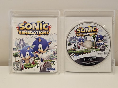 LOT OF 2! Sonic Generations CIB Microsoft Xbox 360 Sony PS3 2011 Complete Manual - Picture 6 of 20