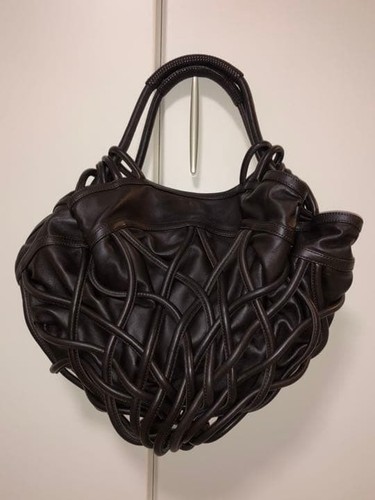 Bolso de mano de cuero tejido Loewe Nappa Aire de JAPÓN - Imagen 5 de 5