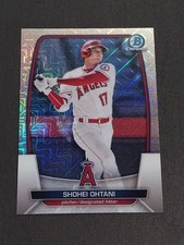 SHOHEI OHTANI 2023 Bowman Mega Box Mojo Chrome Refractor MLB Baseball Card #51