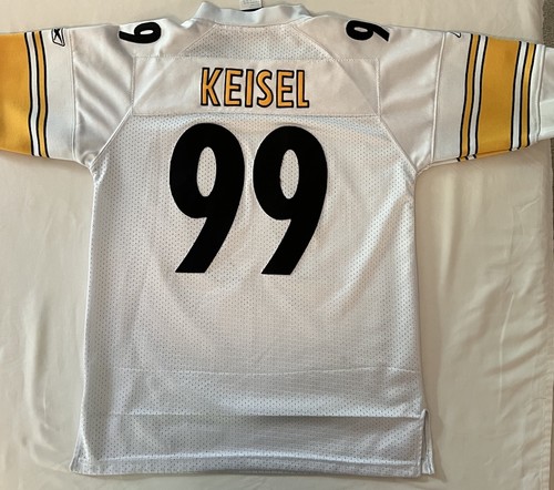 Maglia Reebok Pittsburgh Steelers Brett Keisel #99 NFL taglia YOUTH toppe medie - Foto 6 di 8