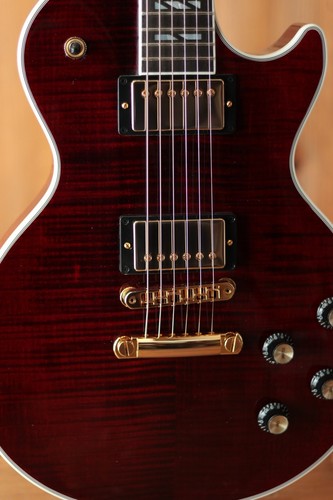 Gibson Les Paul Supreme Dark Wine Red with hard case - Picture 8 of 9