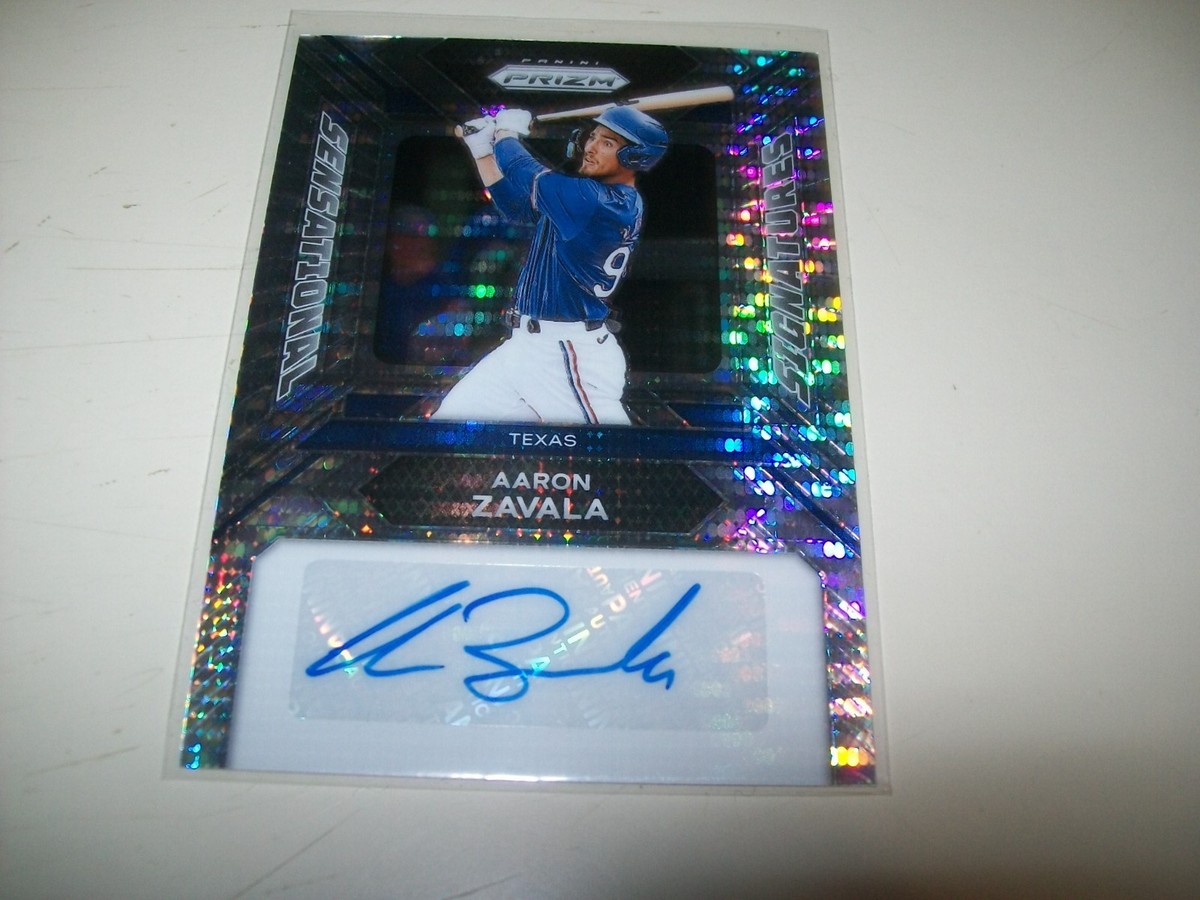 2024 PANINI PRIZM AARON ZAVALA AUTO SIGNED #SS-AZ #D/199 TEXAS