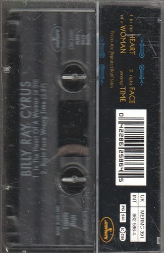 Billy Ray Cyrus In the Heart of A Woman cassette UK Mercury 1993 cassette single - Picture 2 of 2