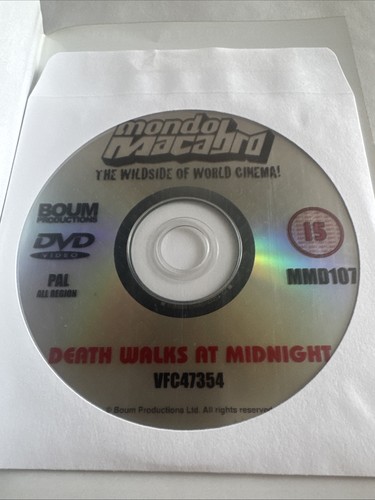 Death Walks at Midnight DVD (Mondo Macabro) – Luciano Ercoli Giallo – OOP Rar - Bild 2 von 4