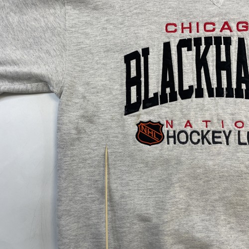 Vintage Chicago Blackhawks Russell Athletic Sweatshirt Crewneck Large 90s NHL - Picture 4 of 12