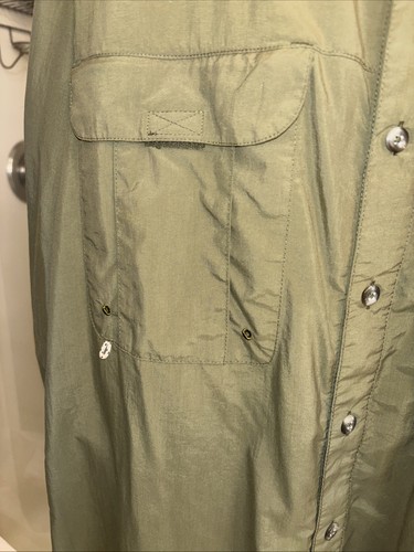 Camisa Magellan para hombre 2XL equipo de pesca verde ventilado mezcla de nailon manga larga - Imagen 5 de 9