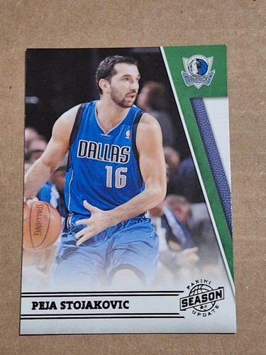 2010 PEJA PREDRAG STOJAKOVIC PANINI SEASON UPDATE NBA CARD #102 MAVERICKS KINGS - Picture 1 of 2