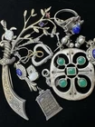 Lot Of Vintage Old STERLING Silver Pieces BEAUTIFUL 43.44gr Pins Jewelry Etc