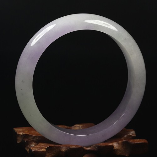 62mm Lavender Purple Jadeite Jade Bangle Bracelet Chinese Jade Bracelet 11207 - Picture 3 of 12