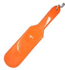  New Painted Wooden Spanking Paddle 13 Inch Long, 3 Inch X 1/2 Inch Orange