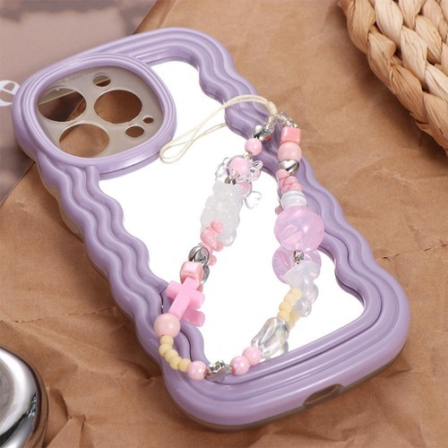 Sweet Girl Cell Phone Strap Clear Star Beads Phone Chain Women Girl - 第 7/27 張圖片