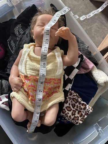 Reborn Baby Dolls Realistic Children's First Doll Lifelike Cloth Body 17” - Picture 13 of 13