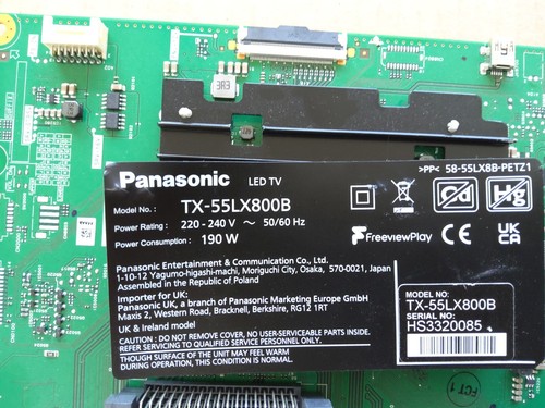MAIN BOARD FOR PANASONIC TX-55LX800B TNPH1247(1)A - Picture 2 of 4
