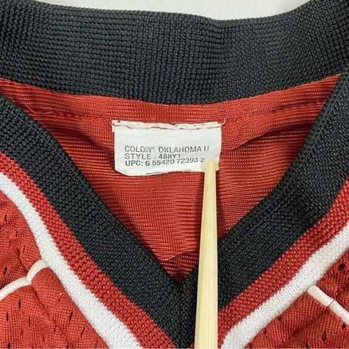 University of Oklahoma Basketball Jersey Boy's Small Reebok Reversible Mesh - Picture 3 of 9