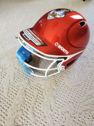 WORTH Toxic Low-Profile Batting Helmet W/Wire Guard (MSRP $48) - Picture 2 of 2