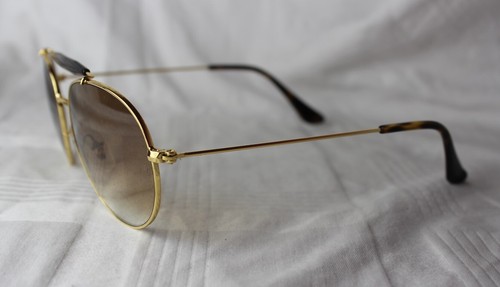 GAFAS DE SOL RAY-BAN *RB 3540 001/51* NUEVAS Oro-Marrón - Imagen 2 de 6
