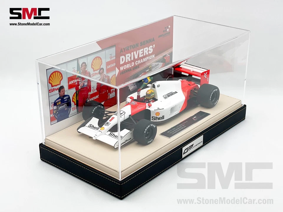 Mclaren F1 MP4/6 #1 Ayrton Senna GP de Brasil 1991 Campeón del Mundo 1:18 GP RÉPLICAS Foto 2 de 4