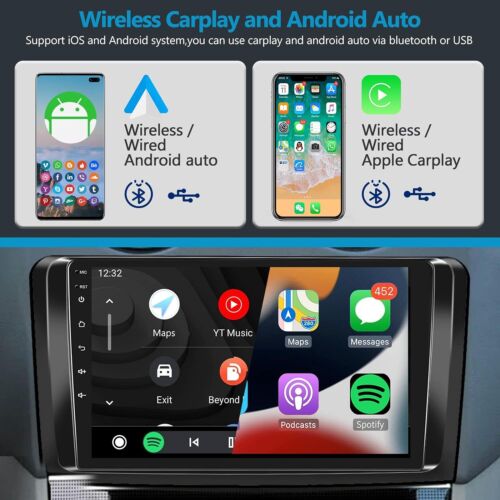 2+32G CarPlay Android 12 Car Stereo Radio GPS FM For Mercedes Benz ML/GL 350 500 - Picture 3 of 12