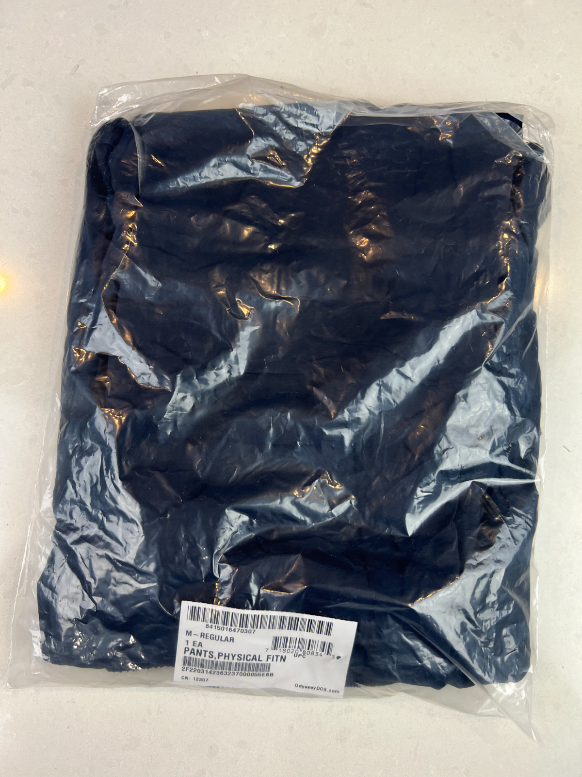 NEW US NAVY PT Blue Physical Fitness running pants size MR Medium Regular