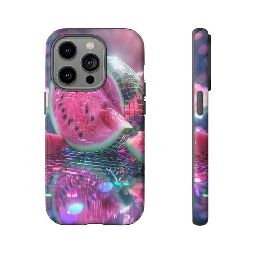 Watermelon Disco Ball Fruit Phone Case for iPhone, Samsung Galaxy, Pixel - 第 36/161 張圖片